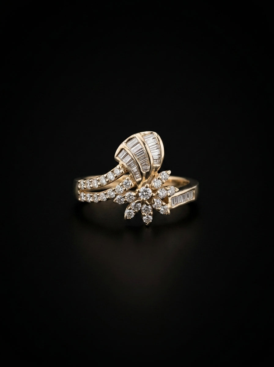 0.65Ct of Ring with the Purity of 14K