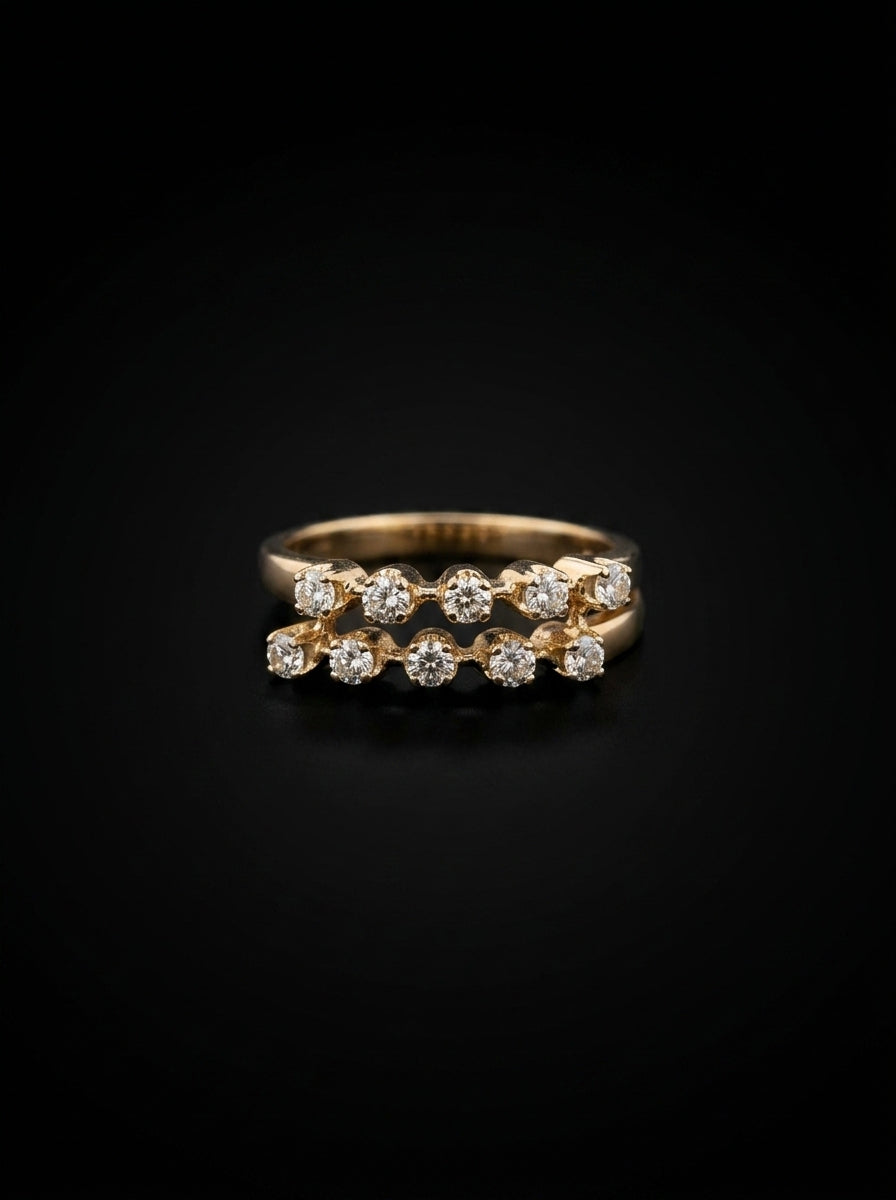 0.6Ct of Ring with the Purity of 14K