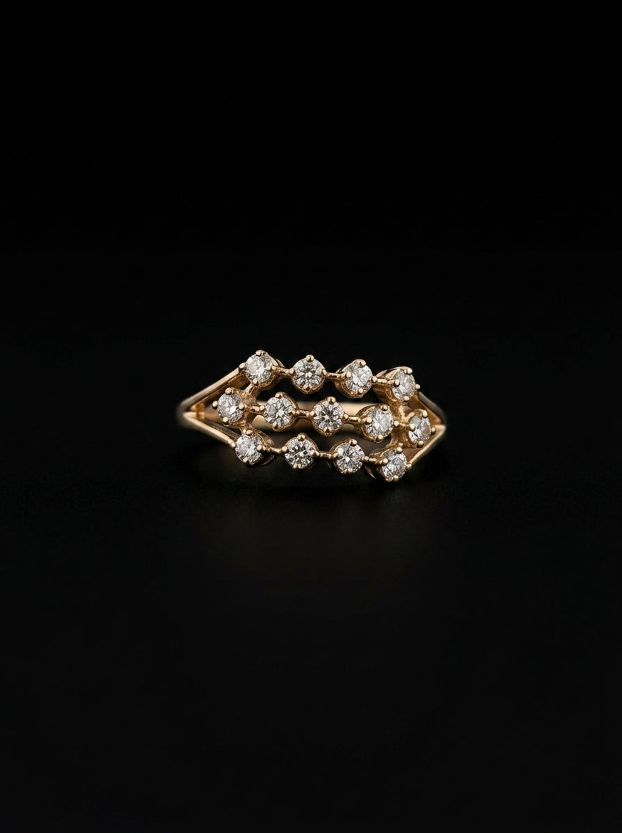 0.8Ct of Ring with the Purity of 14K