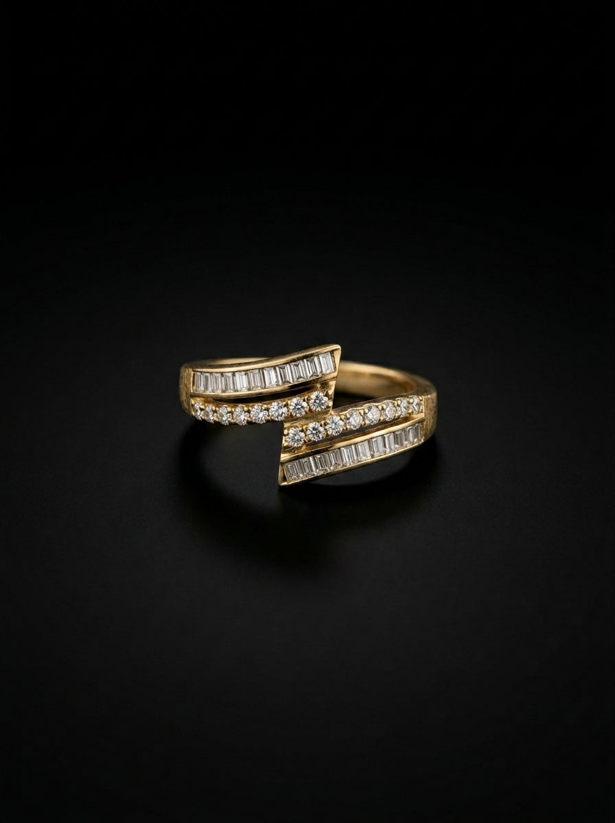 0.45Ct of Ring with the Purity of 14K