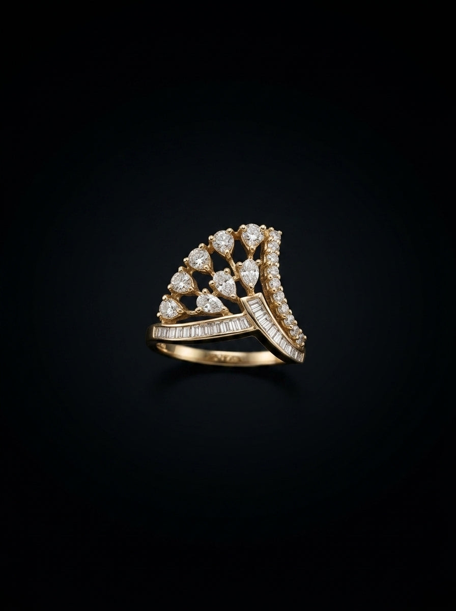 1.13Ct of Ring With the Purity of 18K