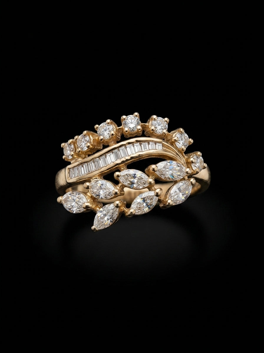 1.14Ct of Ring With the Purity of 18K