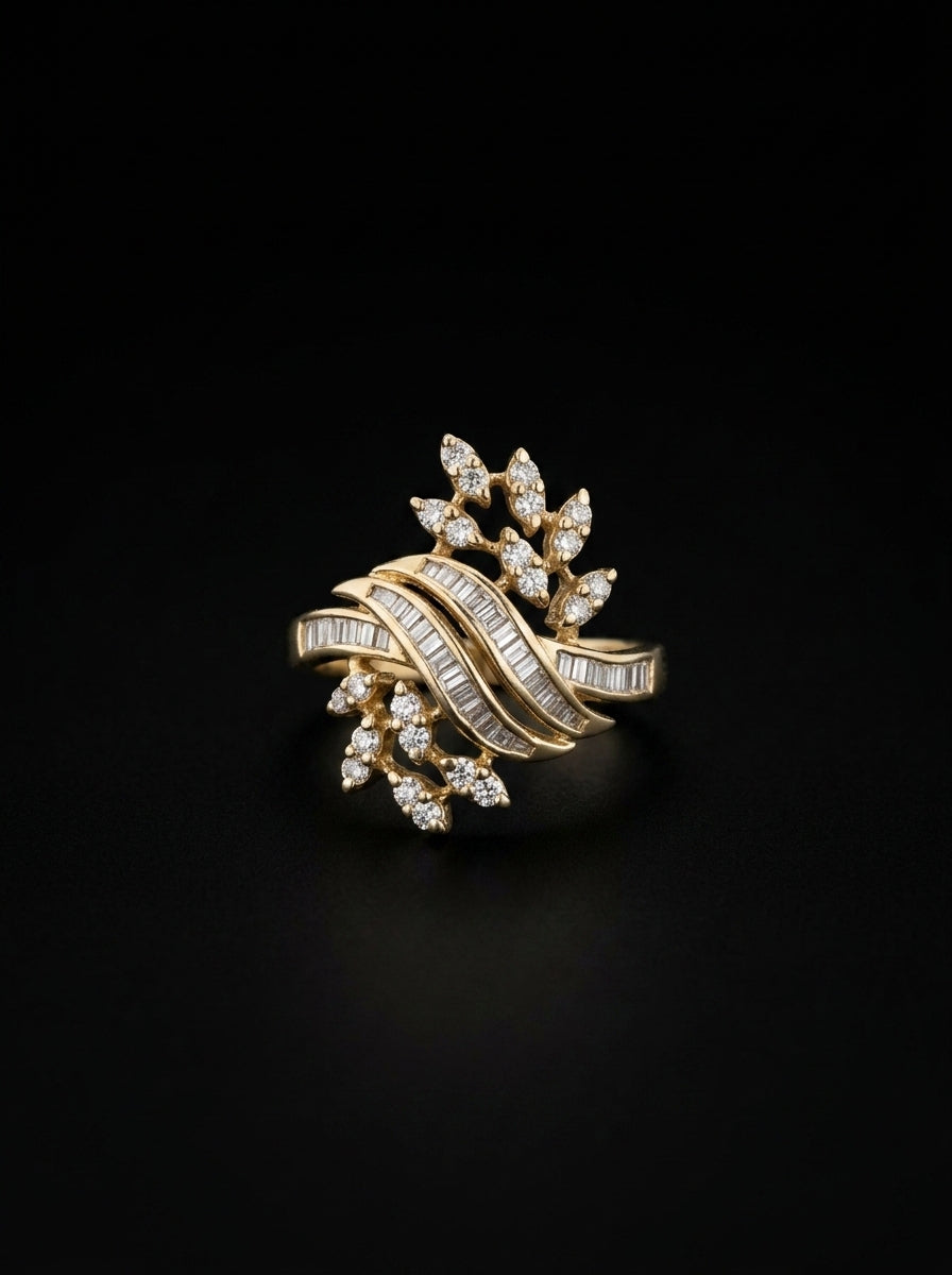 .95Ct of Ring with the Purity of 18K