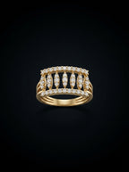 0.9Ct of Ring with the Purity of 18K