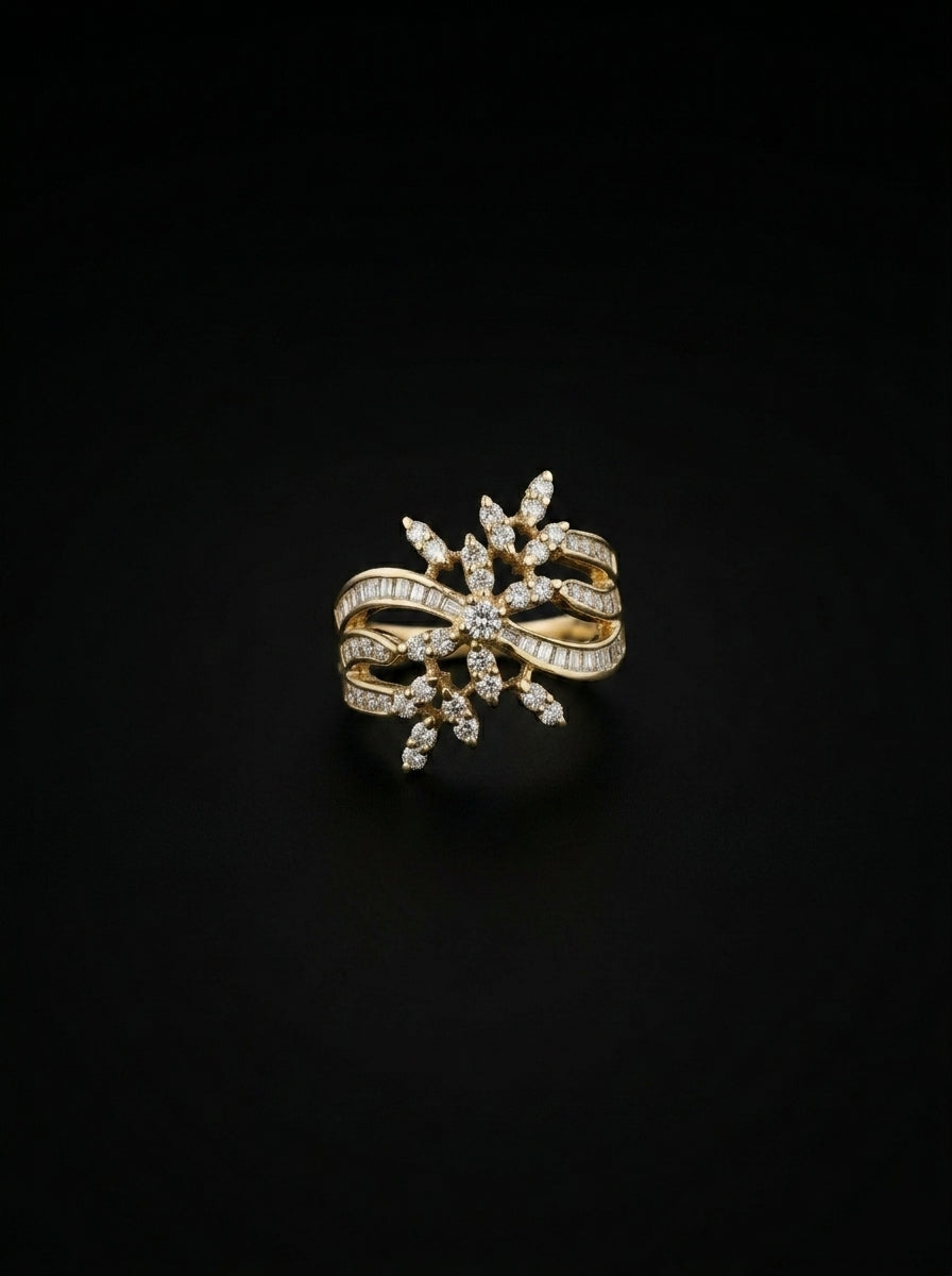 .9Ct of Ring with the Purity of 18K