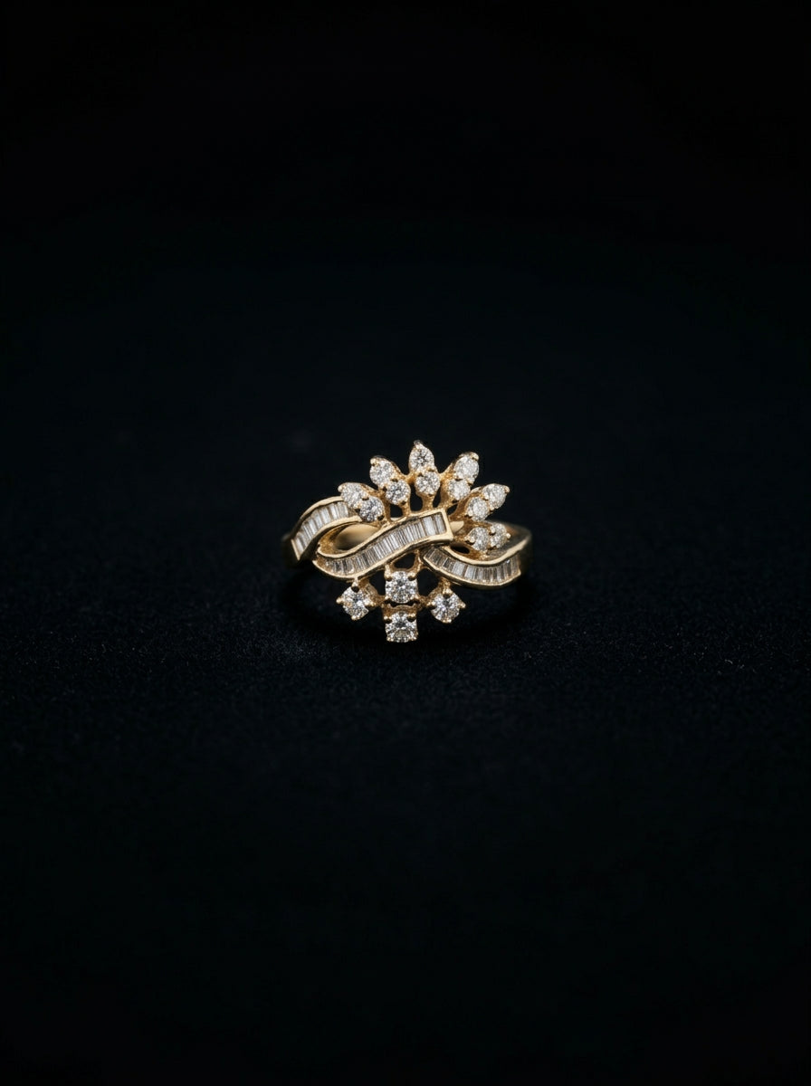 .8Ct of Ring with the Purity of 18K