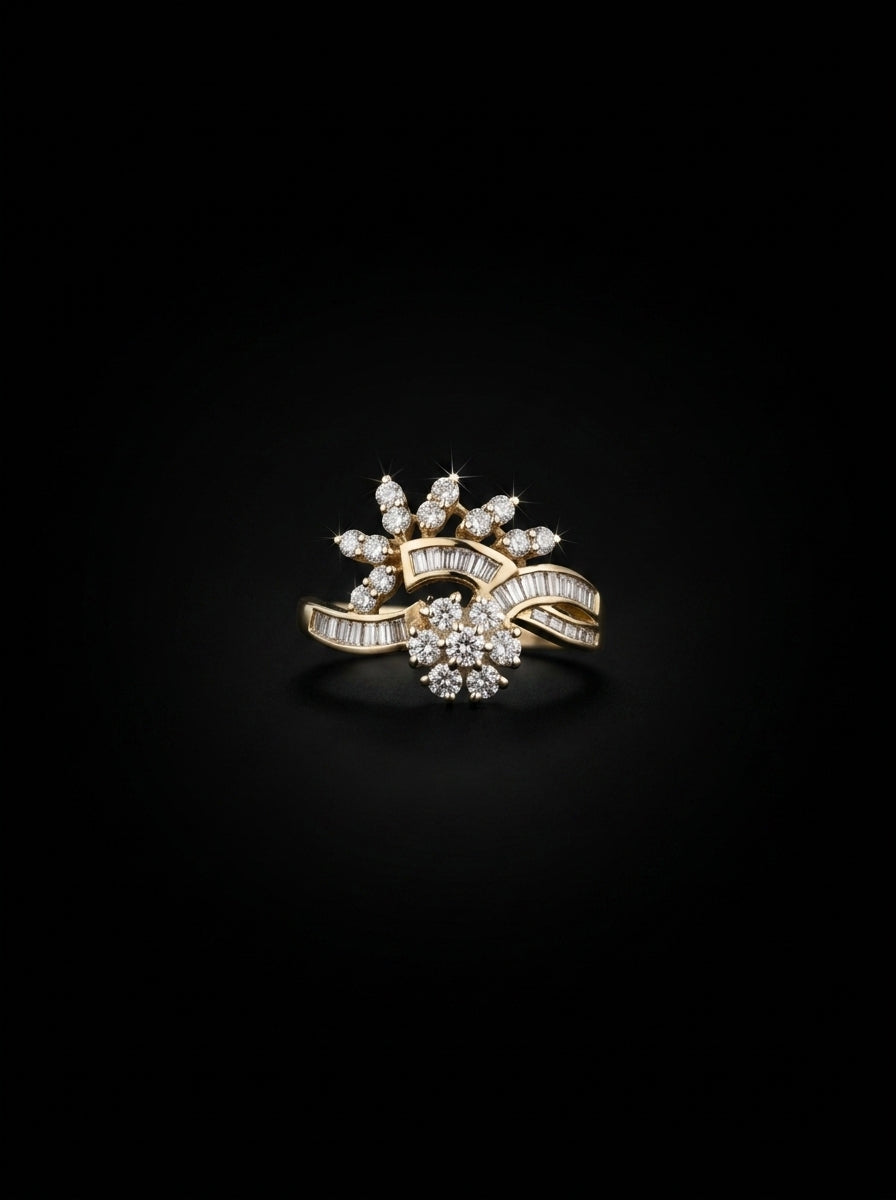 .95Ct of Ring with the Purity of 18K