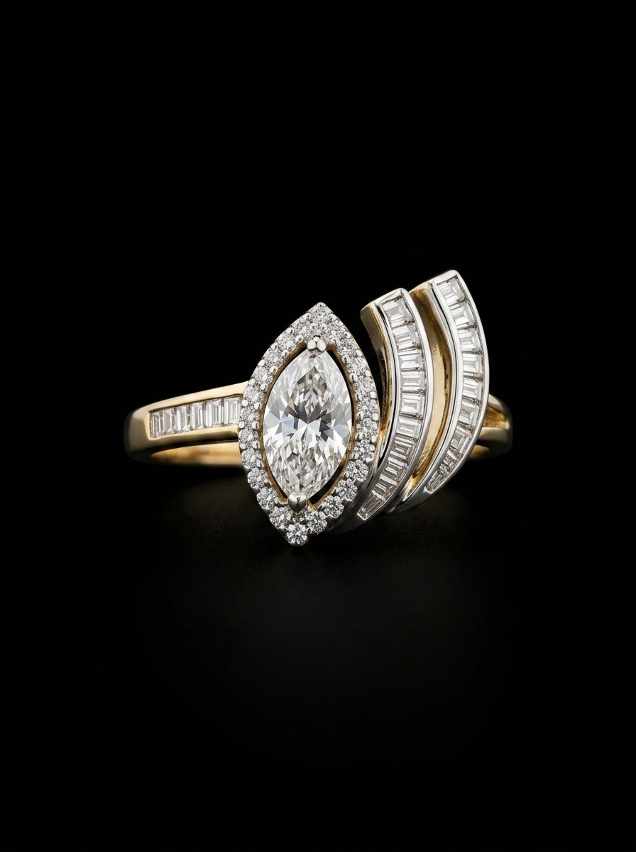 0.98Ct of Ring With the Purity of 18K
