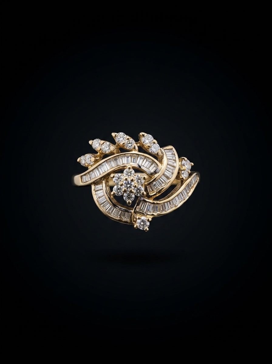 1Ct of Ring with the Purity of 18K