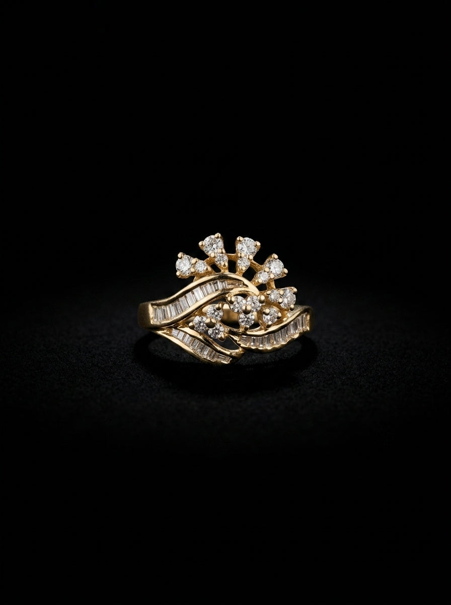 .9Ct of Ring with the Purity of 18K