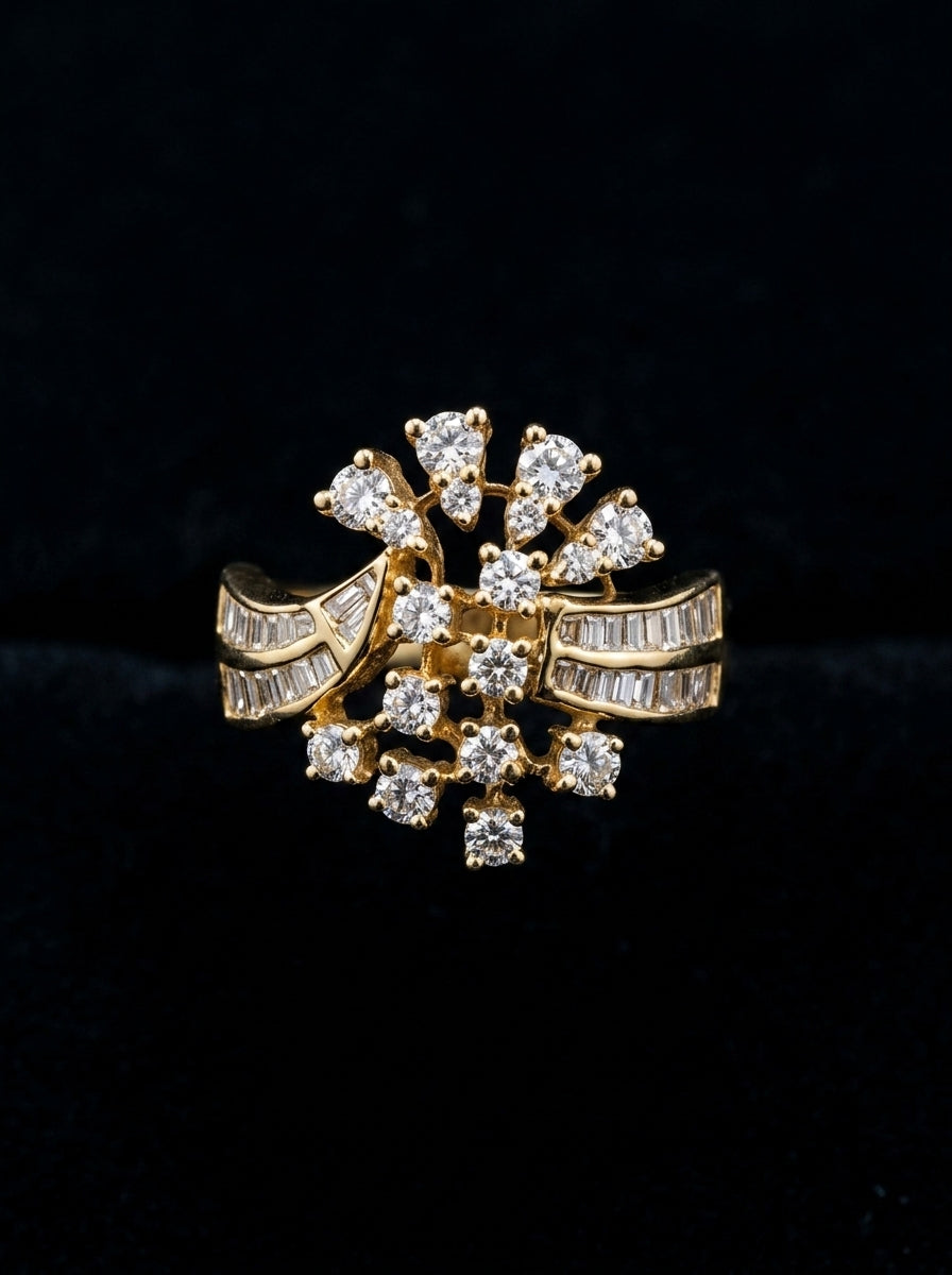 .9Ct of Ring with the Purity of 18K