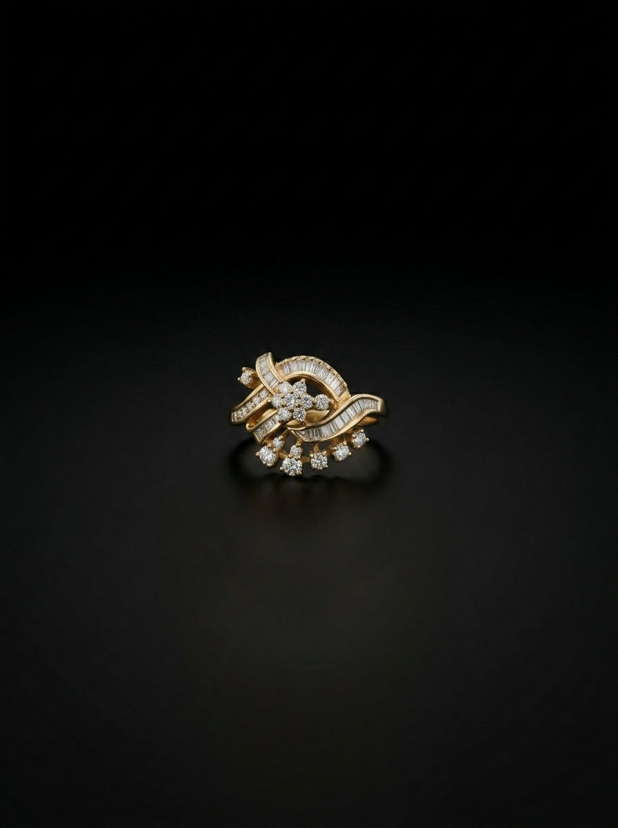0.98Ct of Ring with the Purity of 18K