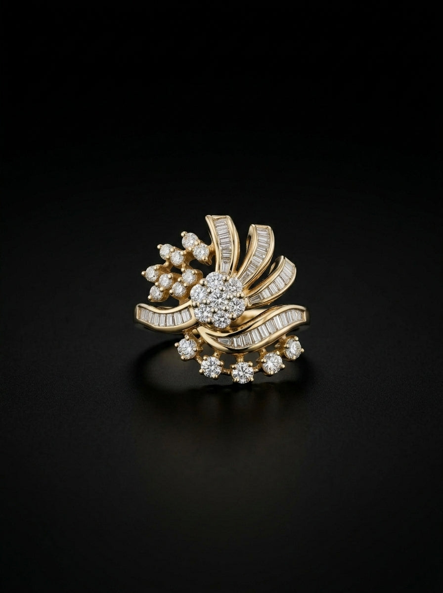 1.18Ct of Ring with the Purity of 18K