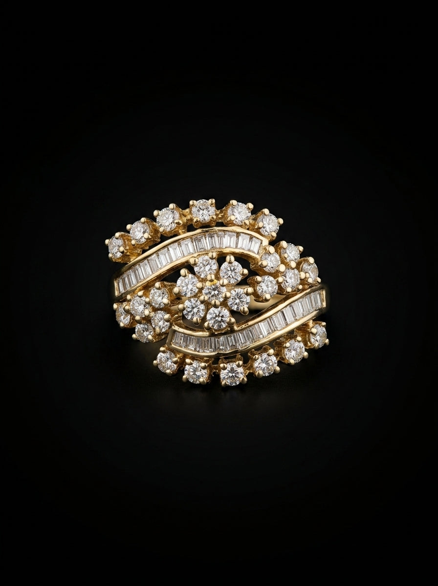 1.4Ct of Ring with the Purity of 18K