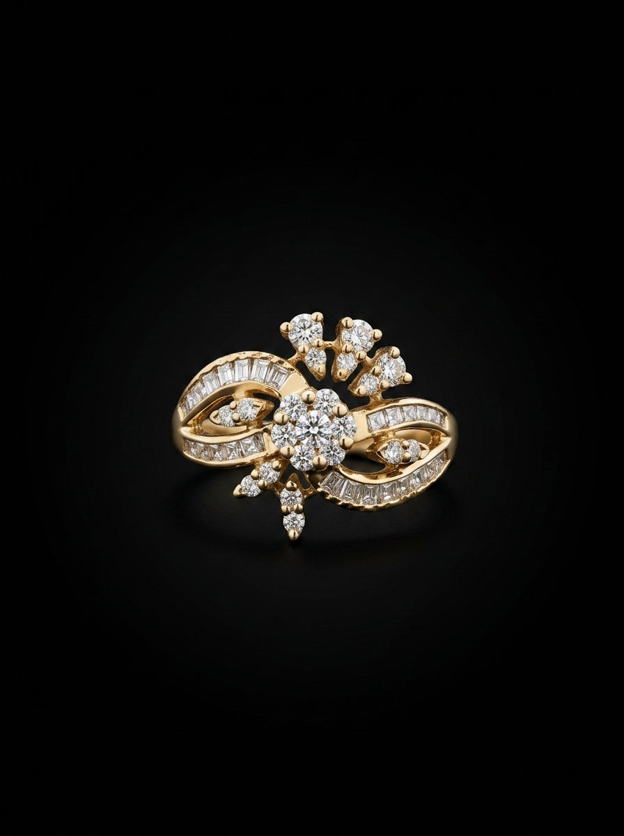 1Ct of Ring with the Purity of 18K