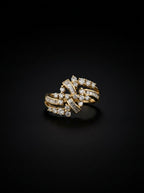 0.9Ct of Ring with the Purity of 18K