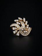 0.9Ct of Ring with the Purity of 18K