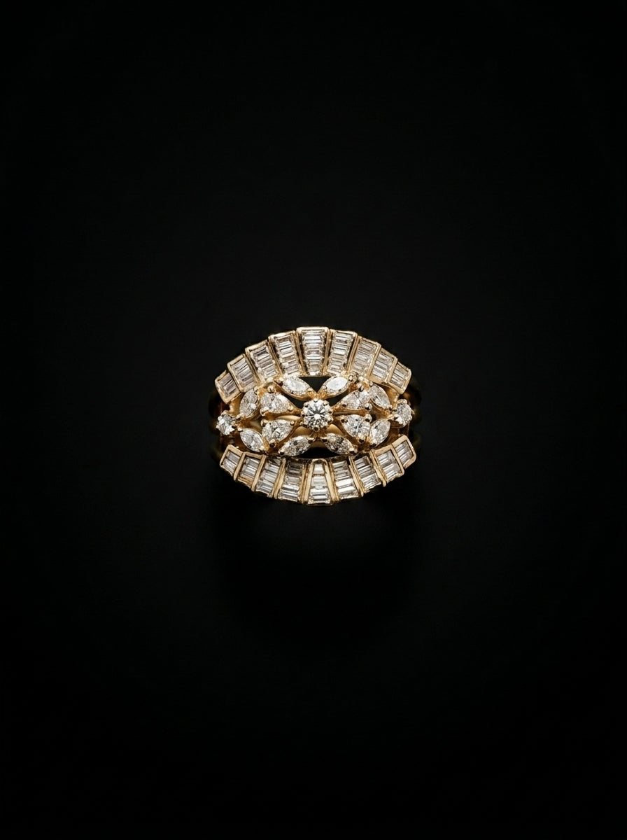0.84Ct of Ring with the Purity of 18K