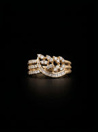 0.8Ct of Ring with the Purity of 18k