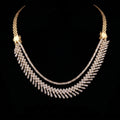 VNCK24517 lab grown diamond necklace on black background