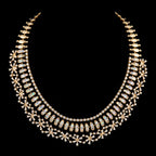 VNCK31191 lab grown diamond necklace on black background