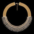 VNCK37443 lab grown diamond necklace on black background