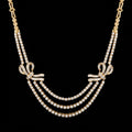 VNCK38256 lab grown diamond necklace on black background