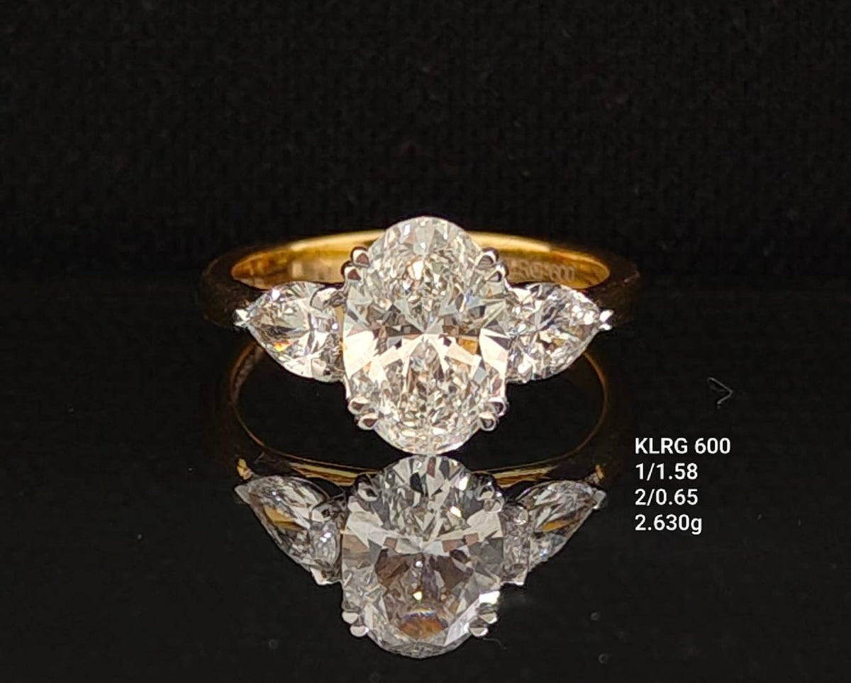 2.23Ct of Ring with the Purity of 18K