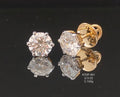 3.02Ct of Earrings With the Purity of 18K