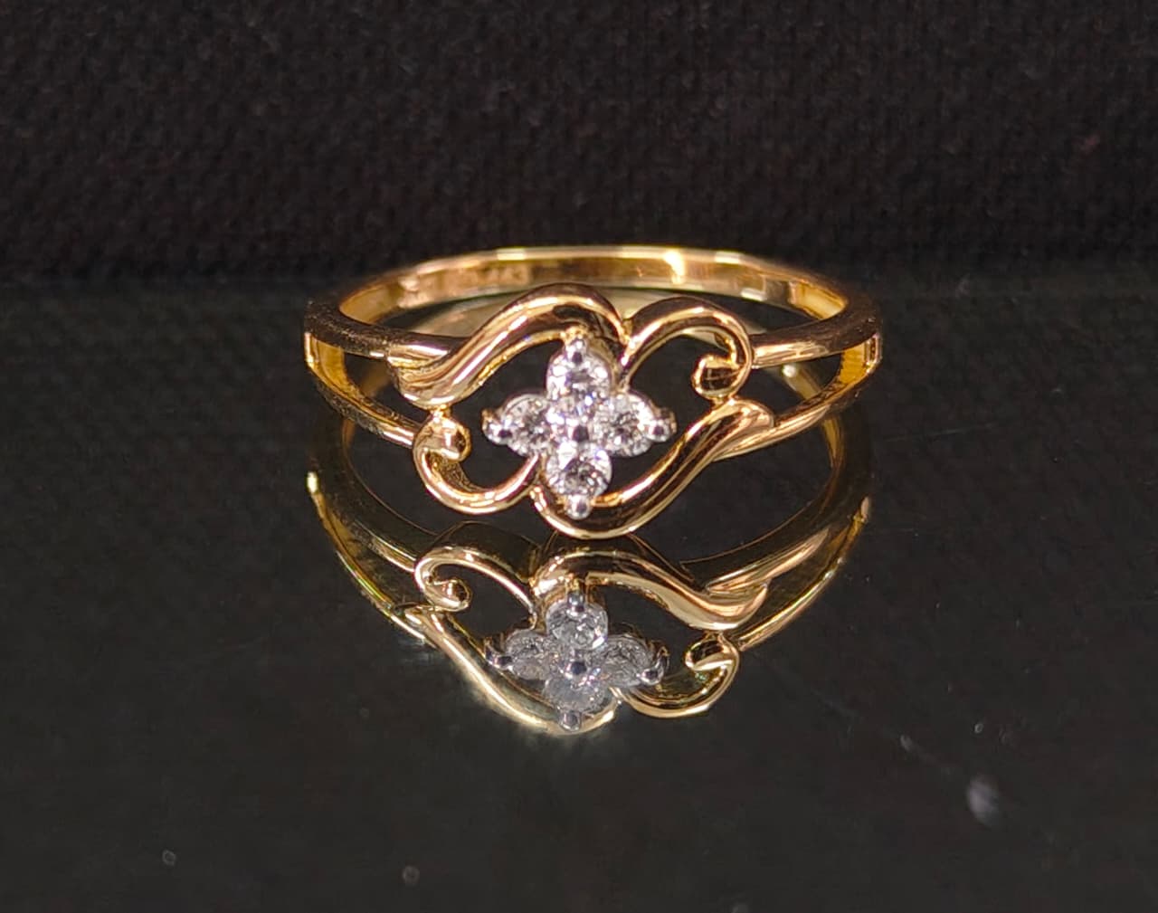 0.1Ct Ring14K