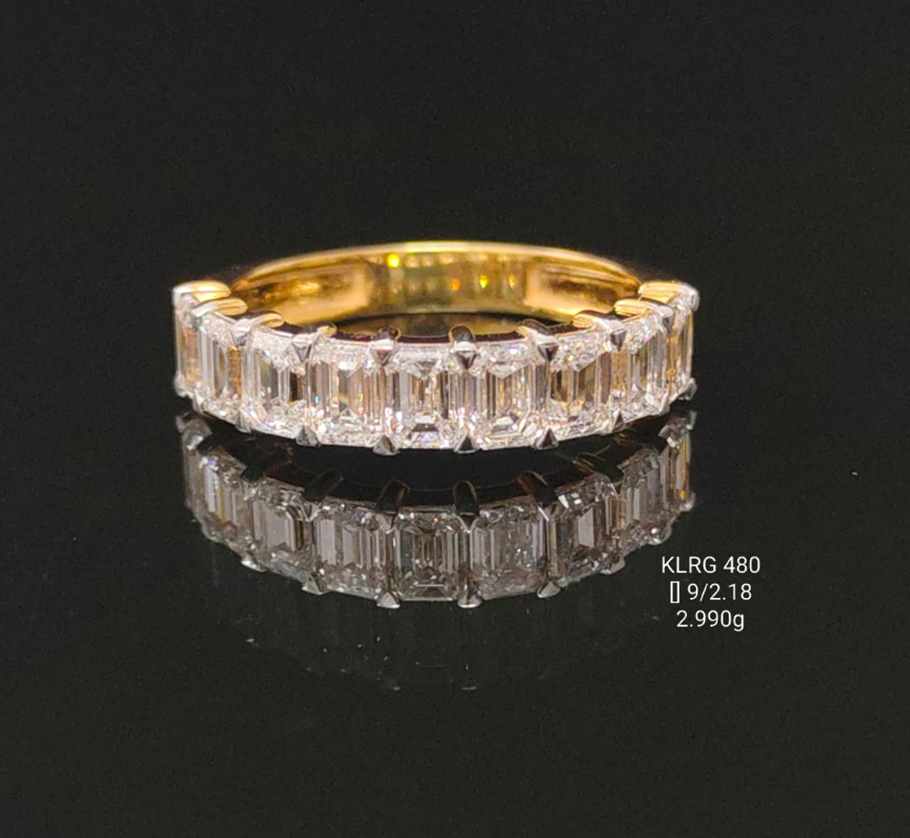 2.18 Ct of Ring with purity of 18K