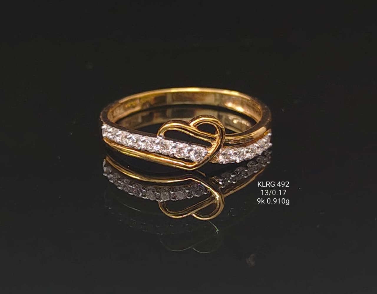 0.17Ct of Ring With Purity of 9K