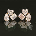 3.86Ct of Earring with the Purity of 18K