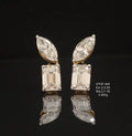 4.35 Ct of Earrings With the Purity of 18K