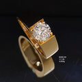 1.58Ct of Men Ring With the Purity of 18K