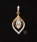 1.24Ct of Locket With Purity of 18K
