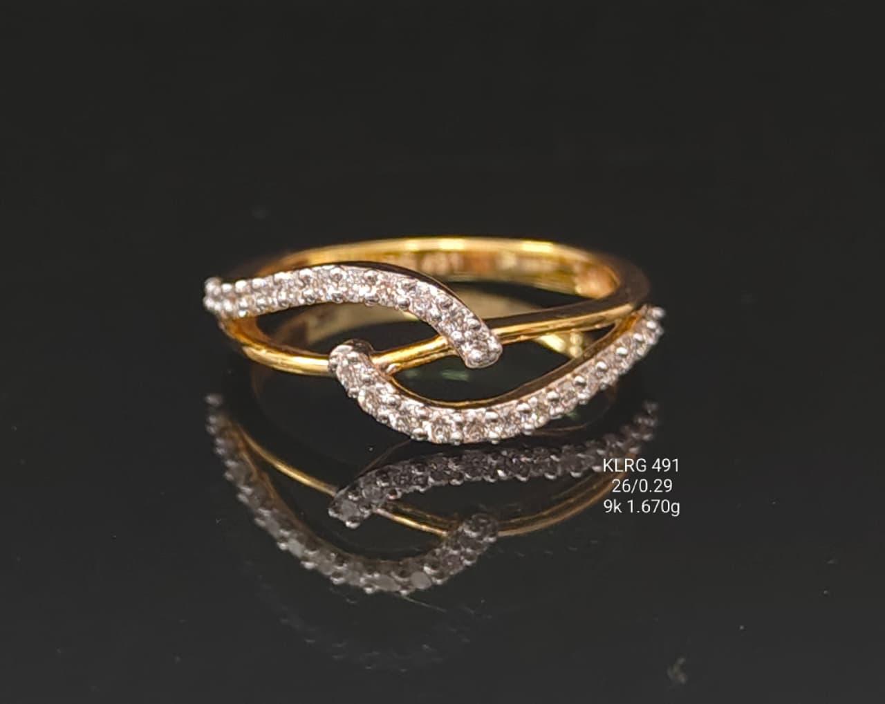 0.29Ct of Ring With Purity of 9K