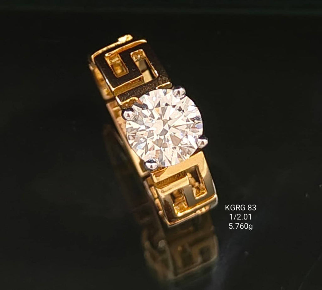 2.01Ct of Ring For Men with the Purity of 18K