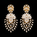 6.01Ct of Long Earring With Purity of 14K