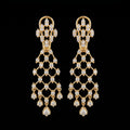 4.1Ct of Long Earring With Purity of 14K