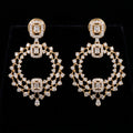 3.28Ct of Long Earring With Purity of 14K