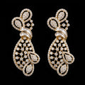 4Ct of Long Earring With Purity of 14K