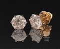 4.05Ct of Earrings With The Purity of 18K