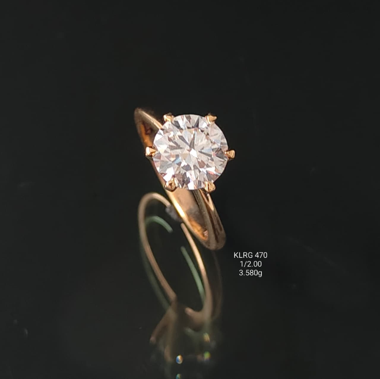 2Ct of Ring with the Purity of 18K