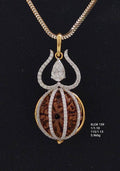 2.23Ct of God Locket with the Purity of 18K