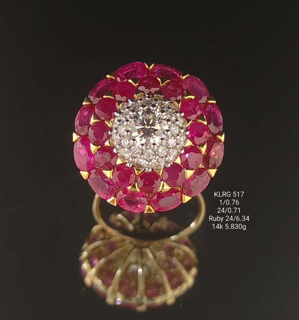 1.47Ct of Ring With The Purity of 14K