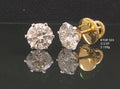 3.09Ct of Earring with the Purity of 18K