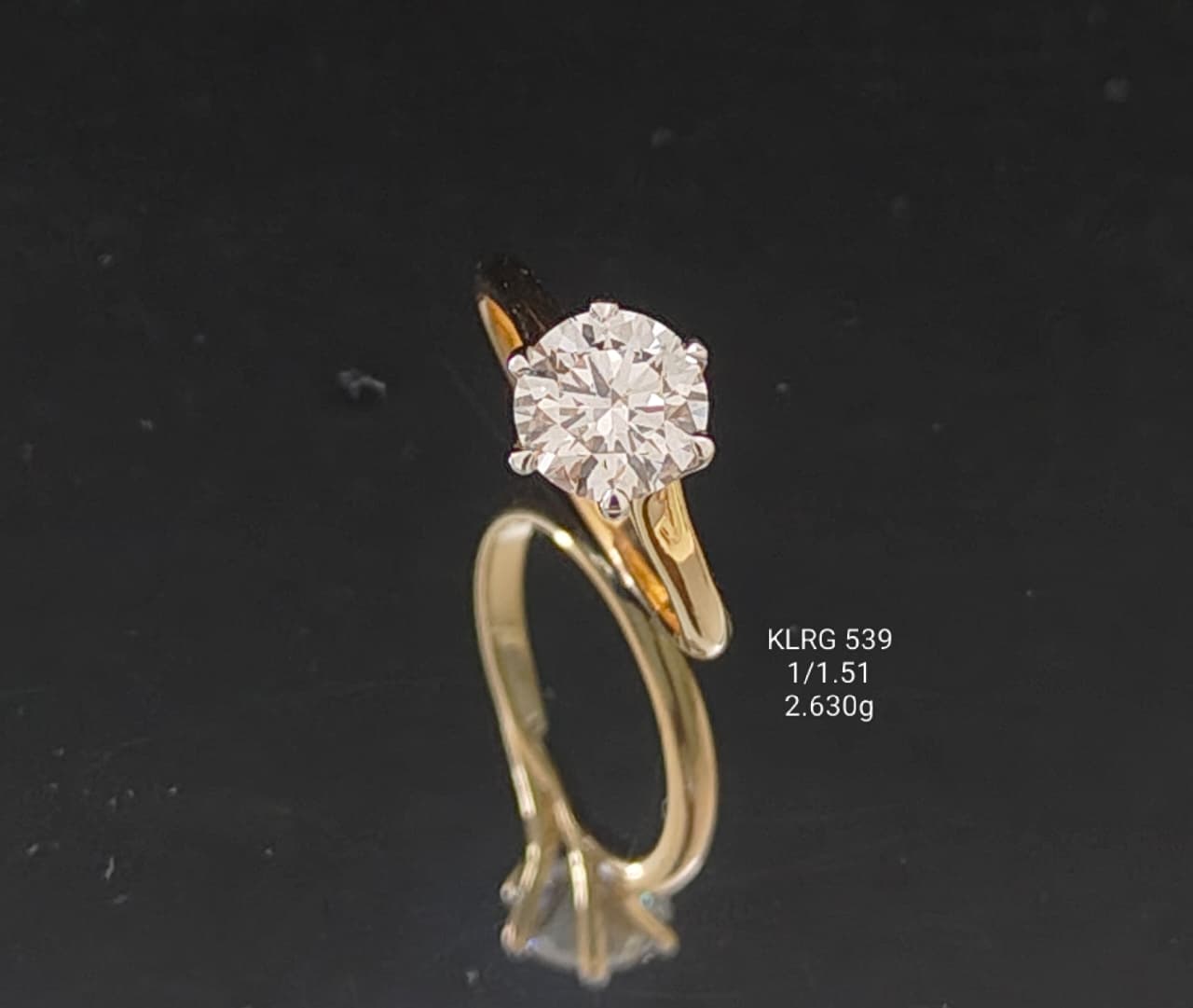 1.51Ct of Ring With the Purity of 18K