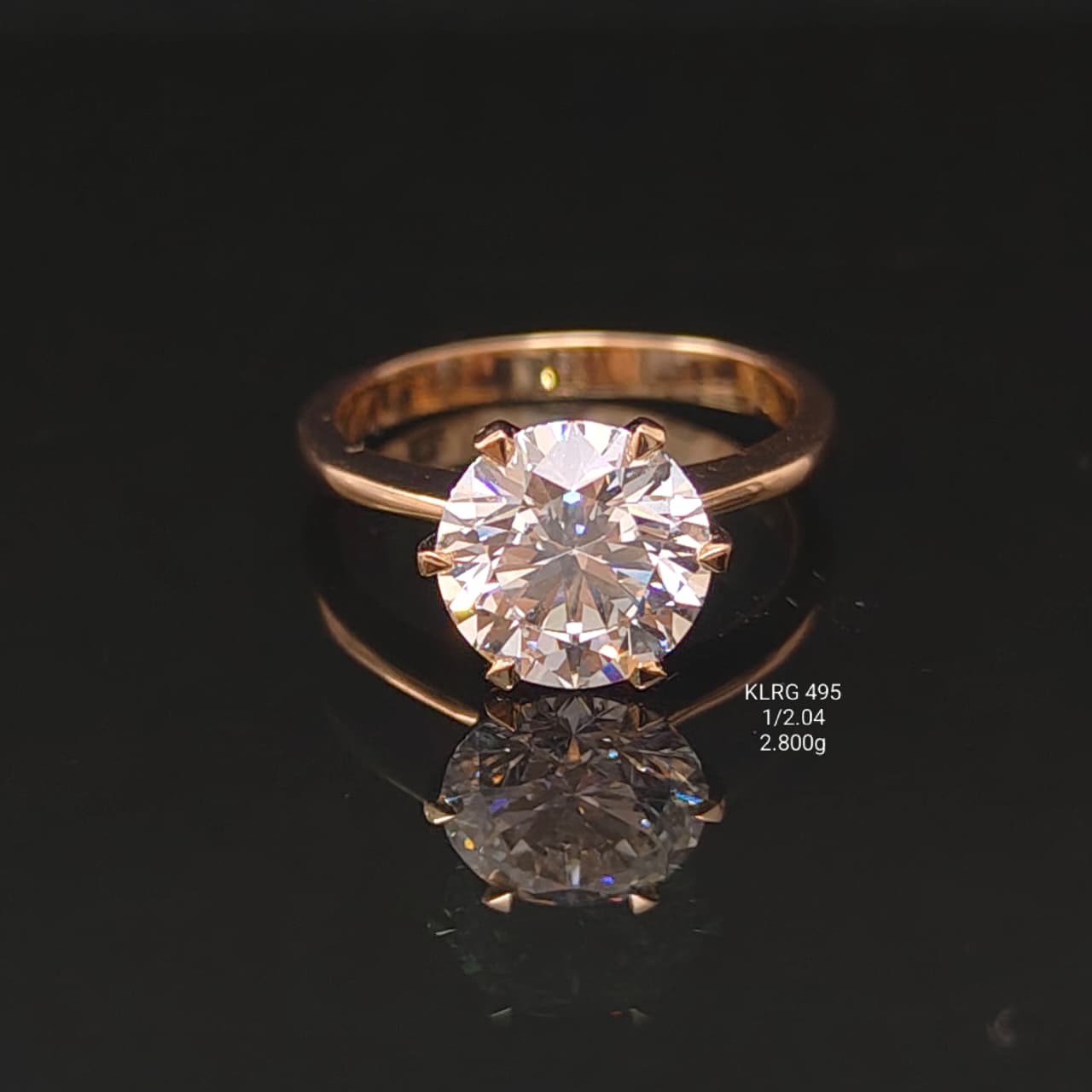 2.04Ct of Ring With Purity of 18K