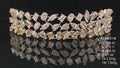8.49 Ct of Bracelet of Fancy Shaped Diamonds 14K